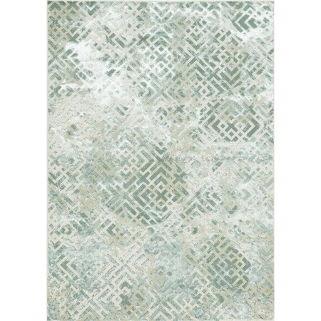 Palacedesigns Polyester Sand Silver Area Rug - 5 ft. 3 in. x 7 ft. 7 in. PA3661498